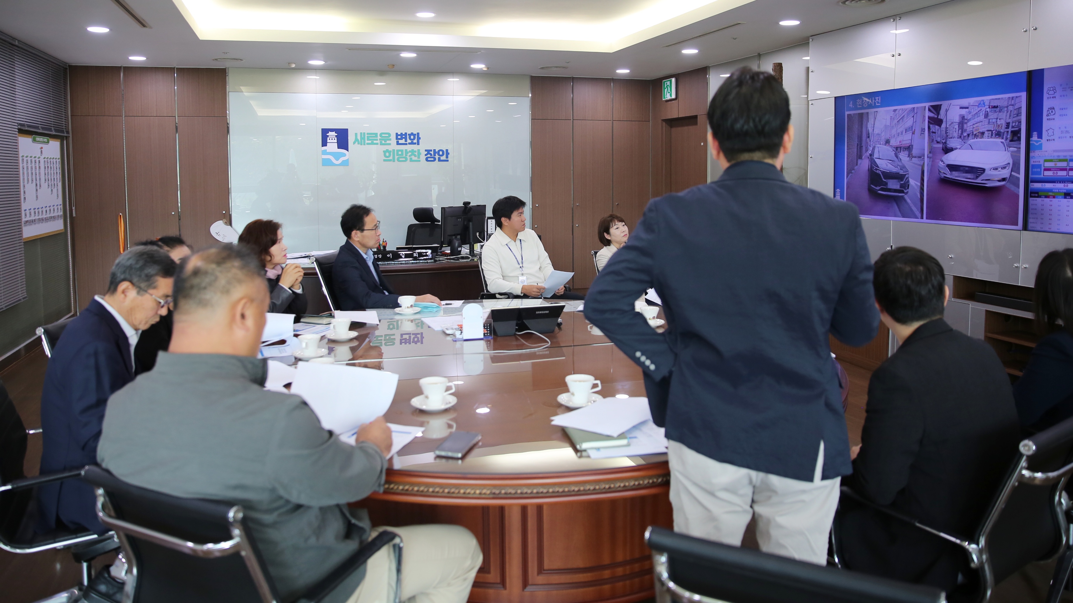 조원1동 인도 불법주정차 관련 간담회2번 사진